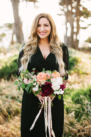 Спорно и красиво: 50 черных свадебных платьев 