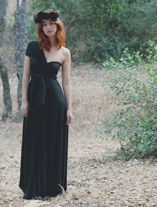 Спорно и красиво: 50 черных свадебных платьев 