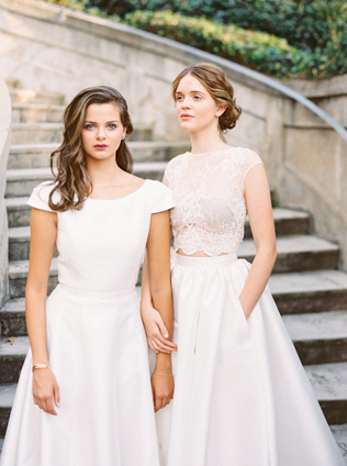 В предвкушении весны: 50 раздельных свадебных платьев 