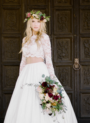 В предвкушении весны: 50 раздельных свадебных платьев 