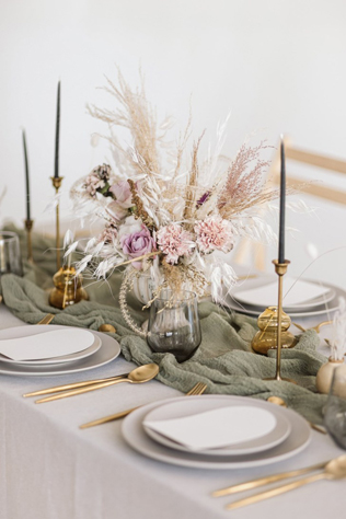 Декор свадебного стола: 51 идея для центральных украшений, 