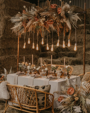 Декор свадебного стола: 51 идея для центральных украшений, 