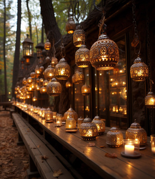 Декор свадебного стола: 51 идея для центральных украшений, 