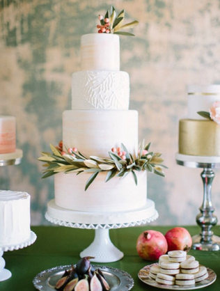 Сладкая свадьба: 55 белоснежных тортов 