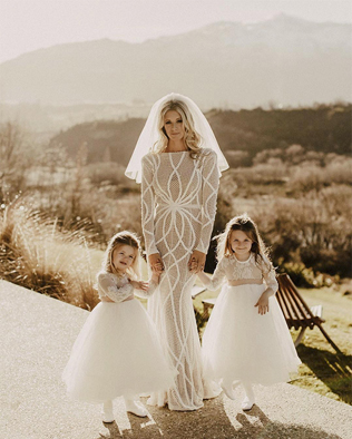 55 потрясающих нарядов для цветочных девочек 