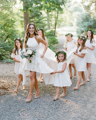 55 потрясающих нарядов для цветочных девочек 