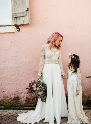 55 потрясающих нарядов для цветочных девочек 