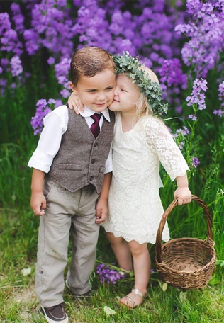 55 потрясающих нарядов для цветочных девочек 