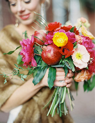 осенний букет невесты