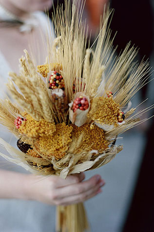 осенний букет невесты