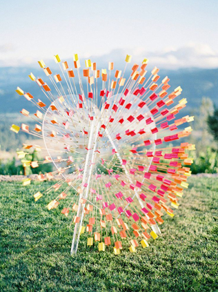 60 оригинальных идей для дизайна рассадочных карточек, стрелы