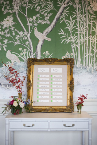 60 оригинальных идей для дизайна рассадочных карточек, в рамке