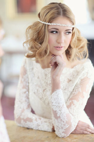 Зимние свадебные аксессуары: 60 украшений для волос 