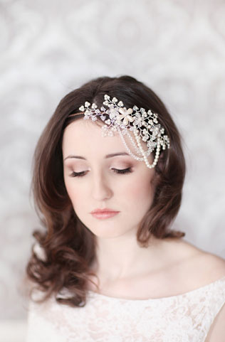 Зимние свадебные аксессуары: 60 украшений для волос 