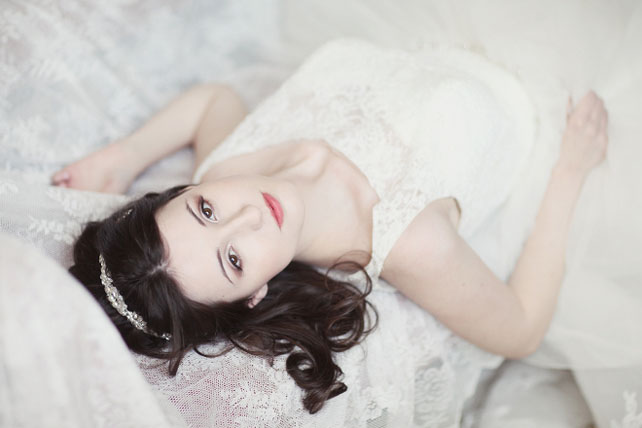 Зимние свадебные аксессуары: 60 украшений для волос 