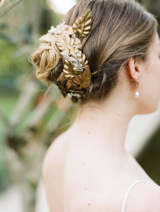 Зимние свадебные аксессуары: 60 украшений для волос 