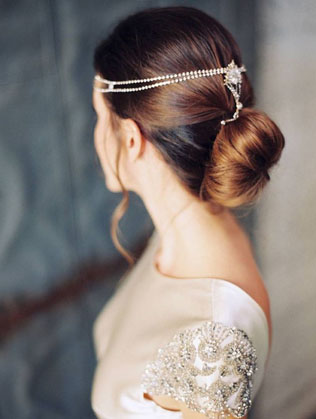 Зимние свадебные аксессуары: 60 украшений для волос 