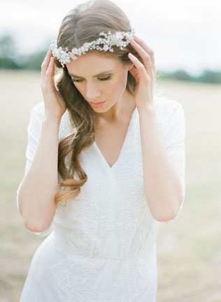 Зимние свадебные аксессуары: 60 украшений для волос 