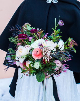 Зимняя свадьба: 60 букетов невесты 