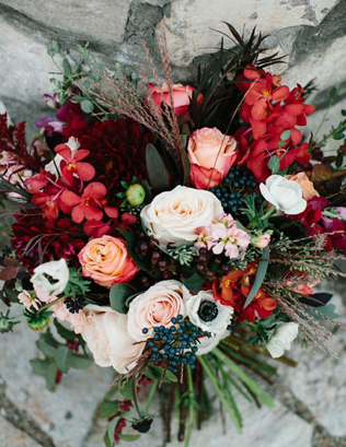 Зимняя свадьба: 60 букетов невесты 