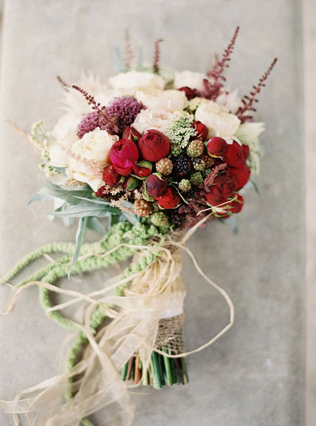 Зимняя свадьба: 60 букетов невесты 