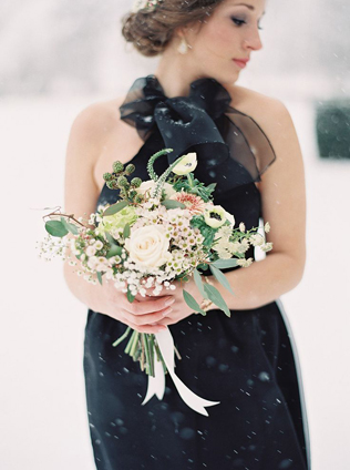 Зимняя свадьба: 60 букетов невесты 