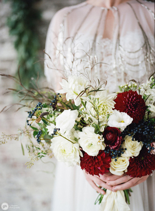 Зимняя свадьба: 60 букетов невесты 