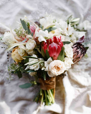 Зимняя свадьба: 60 букетов невесты 