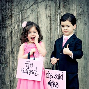 Вдохновение: дети на свадьбе