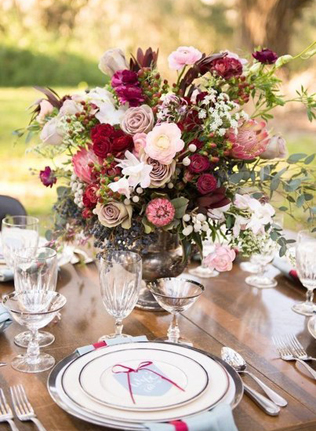 Осенняя свадьба: 68 цветочных композиций 