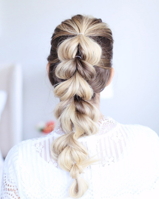 прическа невесты 2019, свадебная прическа с плетением, свадебная прическа с косами 