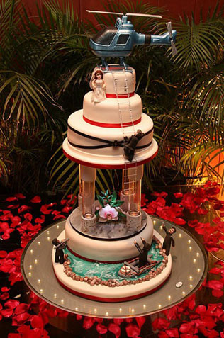 тематическая свадьба по фильмам о Джеймсе Бонде