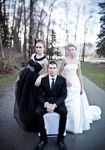 тематическая свадьба по фильму «Черный лебедь»