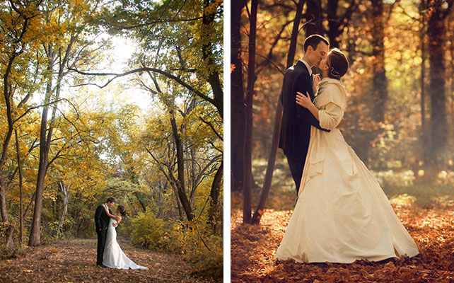 осенняя свадьба