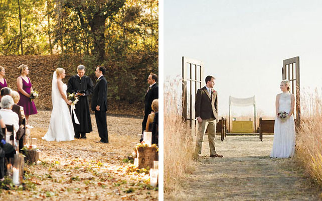осенняя свадьба