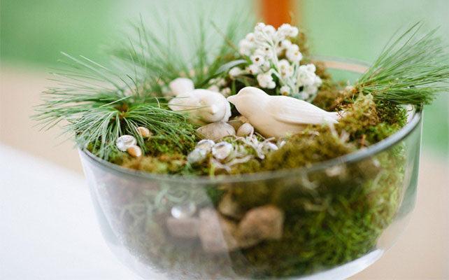 осенняя свадьба, эко-стиль в декоре