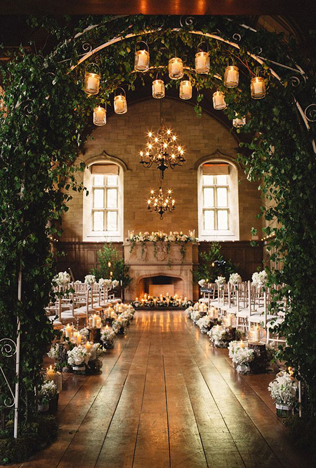 тренды свадебного декора 2019, декор потолка 