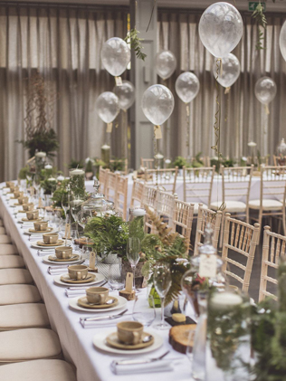 тренды свадебного декора 2019, воздушные шары в декоре 