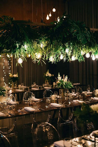 тренды свадебного декора 2019, свадьба в стиле индастриал лофт, урбан и минимализм 