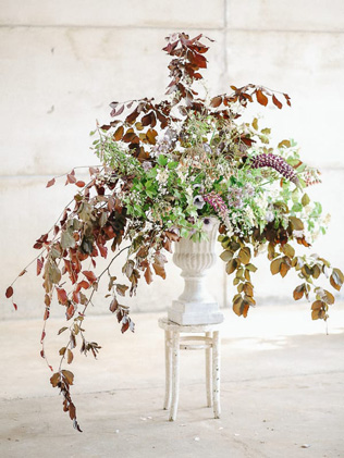 тренды свадебного декора 2019, необычная свадебная флористика