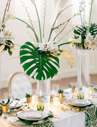 тренды свадебного декора 2019, необычная свадебная флористика