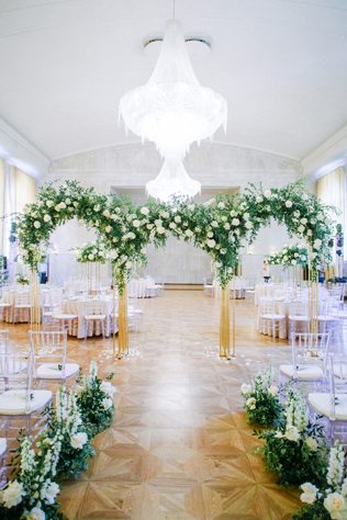 тренды свадебного декора 2019, зелень в декоре свадьбы 