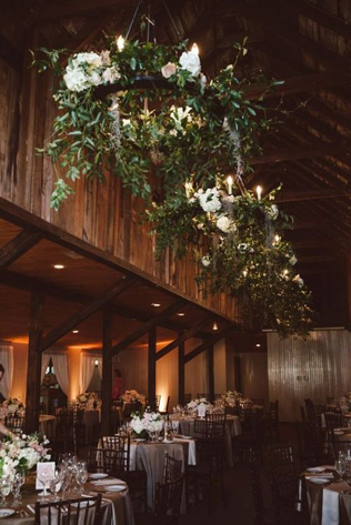 тренды свадебного декора 2019, декор потолка 