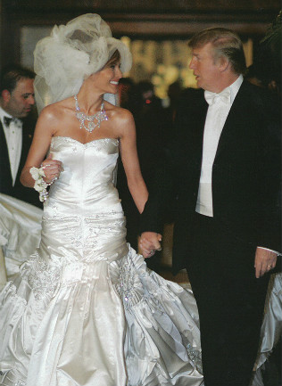 Свадебный торт Дональда Трампа и Мелании Кнаусс (2005) 