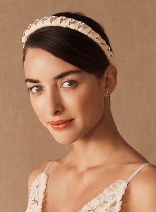 аксессуары для невест 2020, массивный ободок 