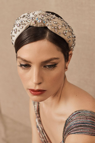 аксессуары для невест 2020, массивный ободок 