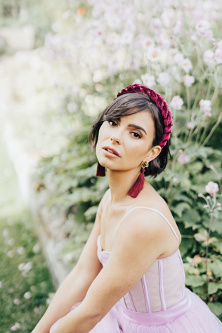 аксессуары для невест 2020, массивный ободок 