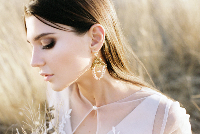 аксессуары для невест 2020, серьги в стиле бохо 