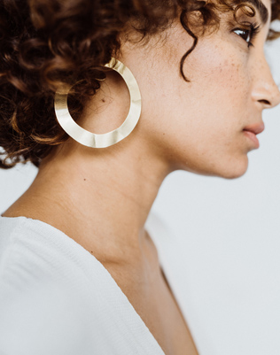 аксессуары для невест 2020, серьги-кольца 