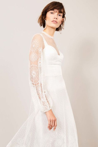 аксессуары для невест 2020, серьги-кольца 